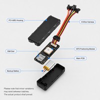 Dispositivo de Rastreo GPS con Cable, Resistente al Agua, 4G LTE 2G GSM GLONASS LBS, Arnés 8P, Localizador de Vehículos, Micrófono SOS, para Autos, Camiones y Flotas