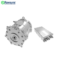 Rawsuns 48V ~ 144V 15kw 55kw Moteur électrique Transmission pour voiture de tourisme Berline EV Kit de conversion Moteur à induction AC