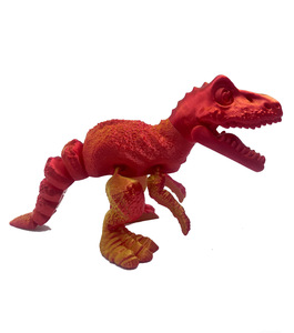 3D Printed Multi-Color Dinosaur Figurine with Movable Joints, Toy Display, Collectible <b>Gift</b> - Product Image 1
