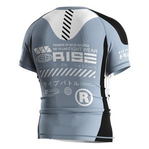 Camiseta de Rashguard Sin Gi para Artes Marciales, Ligera, Anti-Rasguños, Transpirable, Elástica en 4 Direcciones, de Secado Rápido, Ideal para BJJ, Jiu-Jitsu, MMA - Product Image 5