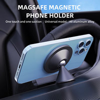Support de téléphone magnétique pour voiture en alliage d'aluminium flexible, réglable en angle, sans oscillation, OEM ODM