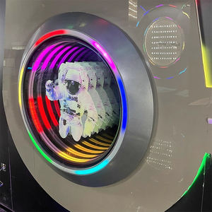 Customizable Portable KTV Bar Abyss Mirror Lamp-3D RGB Infinite Depth Illusion <b>Light</b> with Remote Control for Gaming & Arcade - Product Image 4