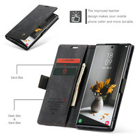 CaseMe 2023 Casing untuk Samsung Galaxy S23 Ultra Mewah Asli Pembuatan Dompet Casing Kartu untuk Samsung S23 Ultra S22 S21 S20 FE