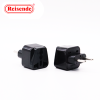 Adaptor Perjalanan Universal Reisende 10~16A Adaptor Steker Eropa dengan Bahan Tahan Api 250V Adaptor Steker Eropa