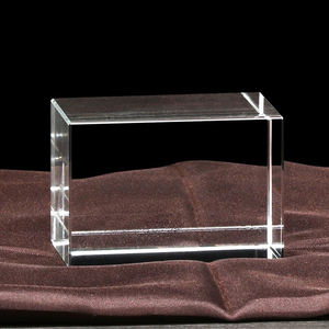 Großhandel <span class=keywords><strong>K9</strong></span> <span class=keywords><strong>Crystal</strong></span> Cube Top Grade Transparent Klar Brief besch werer für religiöse Vintage Cartoon Gravur mit Laser druck - Product Image 2