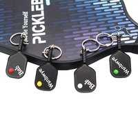 Porte-clés promotionnels en forme de raquette de paddle, en mousse et métal, 4 couleurs, à personnaliser, pour hôtels, cuisine, mode, en métal et résine