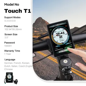 Pantalla LCD a Color de 36V-48V, Instrumento para Motor de Bicicleta Eléctrica de 750W para <span class=keywords><strong>Bafang</strong></span> BBS01B/BBS02, Indicador BF-UART P860C <span class=keywords><strong>860C</strong></span> P850C 600C C965 - Product Image 5