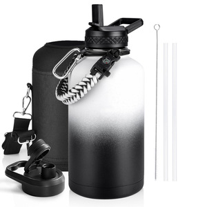 Outdoor Hiking Sports Insulated Stainless Steel Water <b>Jug</b> Camping Portable Big Capacity Vacuum Flask Thermal Water Bottle - Product Image 3
