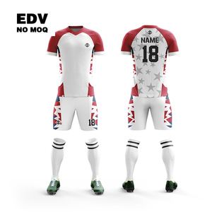 Uniforme de Fútbol para Hombre de Alta Calidad al por Mayor, Jersey de Fútbol OEM con Diseño Clásico, Cómodo y Duradero para Equipos - Product Image 2