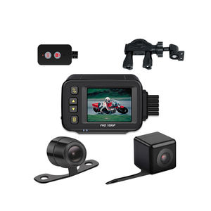 Caméra embarquée pour moto de 2 pouces avec écran IPS, double objectif, enregistreur vidéo avant et arrière, caméra d'<span class=keywords><strong>action</strong></span> sportive IP67 pour toutes les motos - Product Image 1