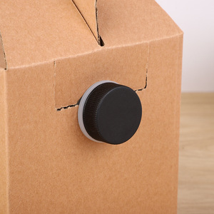 Distributeur de café en papier kraft écologique <span class=keywords><strong>à</strong></span> partir de matériaux recyclés avec poignée intégrée et <span class=keywords><strong>bec</strong></span> verseur en éponge pour le stockage en vrac de café et de boissons - Product Image 6