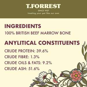 T.Forrest <strong>Roasted</strong> Marrow <strong>Bones</strong> for <strong>Dogs</strong> (20 Pack)-100% Natural Long-Lasting Grain-Free Calming Treats - Product Image 4