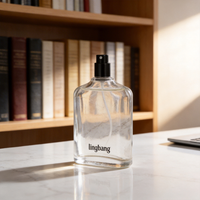 Botol Parfum Kaca Bentuk Tidak Beraturan 100ml Portabel Grosir dengan Logo