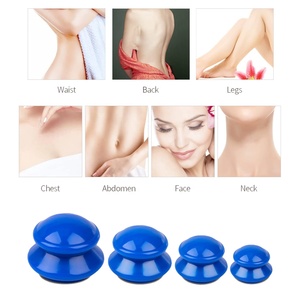 Frasco de ventosas de silicona duradera, juegos de terapia de ventosas de 4 tamaños, silicona para anticelulitis, desintoxicación, masaje miofascial - Product Image 6