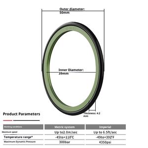 Anillo de sellado de combinación rotativa YUNLIN para varilla de pistón de eje hidráulico OEd/OER/anillo <span class=keywords><strong>Glea</strong></span> 2,2/3,2/4,2 servicio de corte - Product Image 2