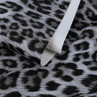 Sac décoratif en cuir artificiel PVC à motif léopard coloré de 0,5 mm pour la protection et la durabilité