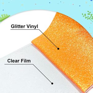 Vinyle <span class=keywords><strong>thermocollant</strong></span> pailleté multicolore JIANAN Easy-Cut pour t-shirts, compatible <span class=keywords><strong>CRICUT</strong></span>, vinyle PU <span class=keywords><strong>thermocollant</strong></span> à pelage à froid - Product Image 3