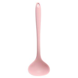 Louche à soupe en silicone, grande, à long manche, résistante à la chaleur, pour servir le porridge, ustensile de cuisine - Product Image 1