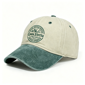 Gorra de Béisbol Unisex con Bloques de Color, Logotipo Bordado en 3D, Gorra Casual para Exteriores, Protección Solar - Product Image 1