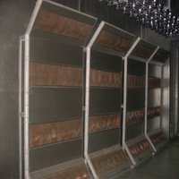 Ligne de peinture en bois équipement de pulvérisation plasma machines de revêtement des métaux