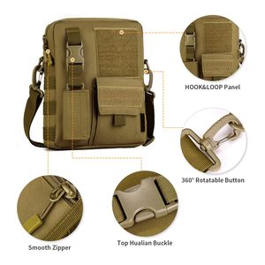 Bolso Bandolera de Nailon Premium, Impermeable, Multifuncional, Pequeño, Estilo Táctico, para Viajes Diarios - Product Image 4