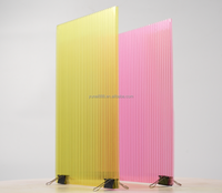 Feuilles jumelles claires UV modernes de toiture de soleil de polycarbonate de mur d'épaisseur de 6mm