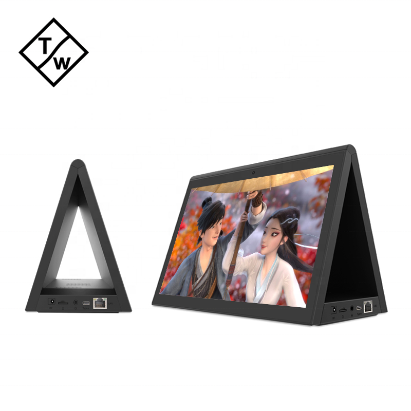 Настольный сенсорный экран с двойным дисплеем Android 8,1 планшетный ПК 10,1 дюйма