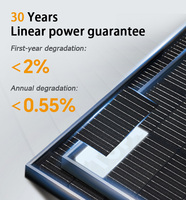 Panneau solaire bifacial monocristallin de type N SUNPLUS 550W 580W 182mm à 20% d'efficacité pour la maison, origine américaine