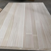 Planche en bois décorative de 20 mm d'épaisseur, planches jointées en bois de Paulownia pour cercueil