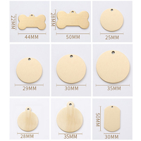 Plaques d'identification pour animaux de compagnie en laiton massif, plaques de protection pour chats, plaques militaires, plaques d'identification rondes en forme d'os pour animaux, plaques d'identification vierges, plaques d'identification personnalisées avec logo, plaques d'identification en laiton personnalisées en forme d'os