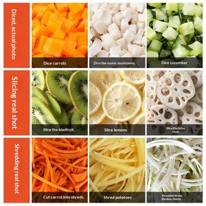 <span class=keywords><strong>Picadora</strong></span> Eléctrica de Verduras y Frutas Mond.uk OEM - Rallador de Grado Comercial para Zanahorias, Patatas, Cebollas y Bloques de Gelatina - Product Image 4