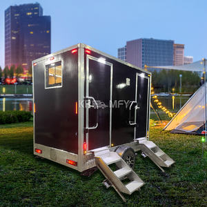 Toilettes de camping de luxe 2025, remorque de toilettes, salle de bain mobile, portable, facile à démonter - Product Image 6