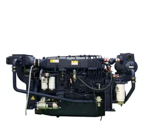 Chinese Hoge Kwaliteit 4-takt Watergekoelde Dieselmotor WD10C218-15 Gebruikt Voor Marine