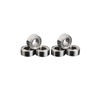Bearing MR105ZZ Kecepatan Tinggi 50000RPM 5x10x4mm Baja Krom Presisi Berpelindung Mini untuk Reel Pancing