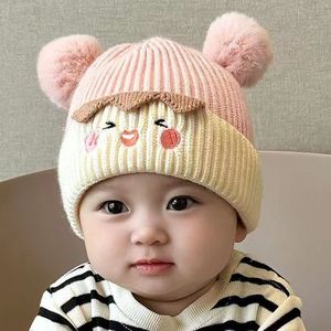 Winter 100% Cotton <b>Knitted</b> Beanie <b>Hat</b> for Toddler Cute Cartoon Bunny Bucket Cap for Outdoor Ear Protection - Product Image 4