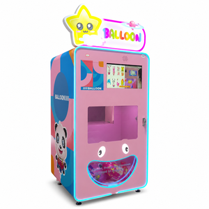Machine de jeu d'arcade à ballons rose, à monnayeur, avec lumières clignotantes, pour parc d'attractions, plusieurs joueurs, en anglais - Product Image 2