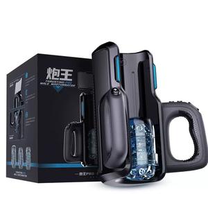 Masturbador masculino-Juguetes sexuales masculinos eléctricos automáticos con juguetes para adultos con soporte para teléfono y 2 coños de bolsillo de silicona suave - Product Image 3