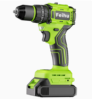 Perceuse sans fil 21V sans balais, 1400 tr/min, avec éclairage LED et interrupteur marche/arrêt pour réparation à domicile, atelier et bricolage