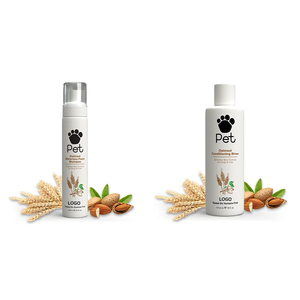 Private Label <strong>Dry</strong> <strong>Shampoo</strong> <strong>for</strong> Pets Dogs <strong>Cats</strong> Natural Oatmeal Sensitive Skin Care Foam Waterless Pet <strong>Shampoo</strong> Conditioner Set - Product Image 4