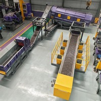 Système de récupération des déchets solides municipaux (MSW) 10-500 tonnes/jour avec crible rotatif, plateforme manuelle et usine de tri des déchets urbains