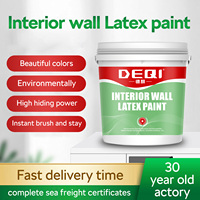 Peinture Latex Acrylique DEQI Couleur Personnalisée Haute Qualité pour Murs Intérieurs, Finition Mate et Brillante, Peinture Latex pour Maison
