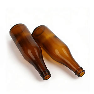 <span class=keywords><strong>Botella</strong></span> <span class=keywords><strong>de</strong></span> Vidrio Redonda Ámbar Recargable <span class=keywords><strong>de</strong></span> 330ml 540ml para Cerveza, Licores y Bebidas Espirituosas, con Tapa Corona, Empaque Personalizado <span class=keywords><strong>de</strong></span> Alta Calidad - Product Image 3