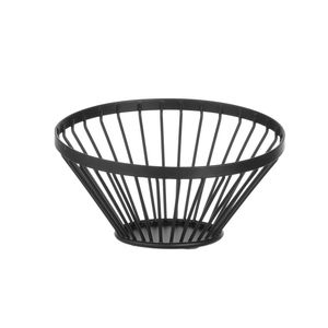 HENDI Cesta Redonda Negra para Frutas, Mueble de Cocina, Diámetro 150mm y Altura 80mm - Product Image 1