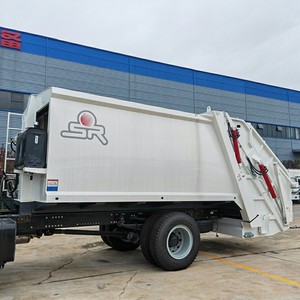 Camion à ordures compacteur de 5 à 10 tonnes, carrosserie personnalisée de 14 m³, camion à ordures compacteur, camion à déchets - Product Image 3