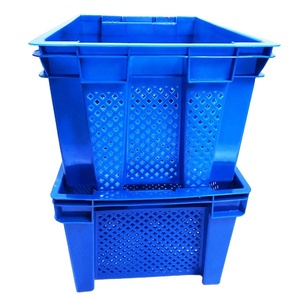 620X420X315mm shipping crates stackable and nestable plastic crates for fruit and vegetables