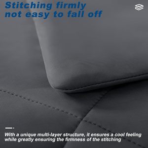 منتجات جديدة الصيف ينامون حرير رائع مزدوج الوجهين نايلون رمي الجسم الجليد لحاف تبريد - Product Image 4