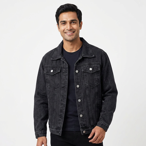 Fully Stylish <b>Men</b> <b>Denim</b> <b>Jacket</b> Hot Selling Breathable Comfortable High Quality Easy Wash <b>denim</b> <b>jacket</b> for <b>men</b> with Custom made - Product Image 1