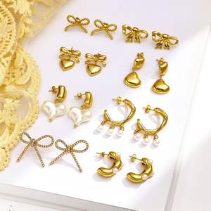 Zarcillos de perlas Aretes aretes de plata 925 Pendientes Mujeres Aretes pendientes plata 925 zarcillos de oro chino - Product Image 1