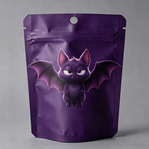 Customized Printing 3.5g Zipper Mylar Bag <b>with</b> Odor Prevention Matte Finish Low MOQ for Cakes Storage - Product Image 4