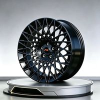 Jantes en aluminium forgé concaves noires de 5*100 5*108 5*114.3 15 16 17 18 19 20 pouces pour Audi Mercedes AMG BMW E46 E38 E21